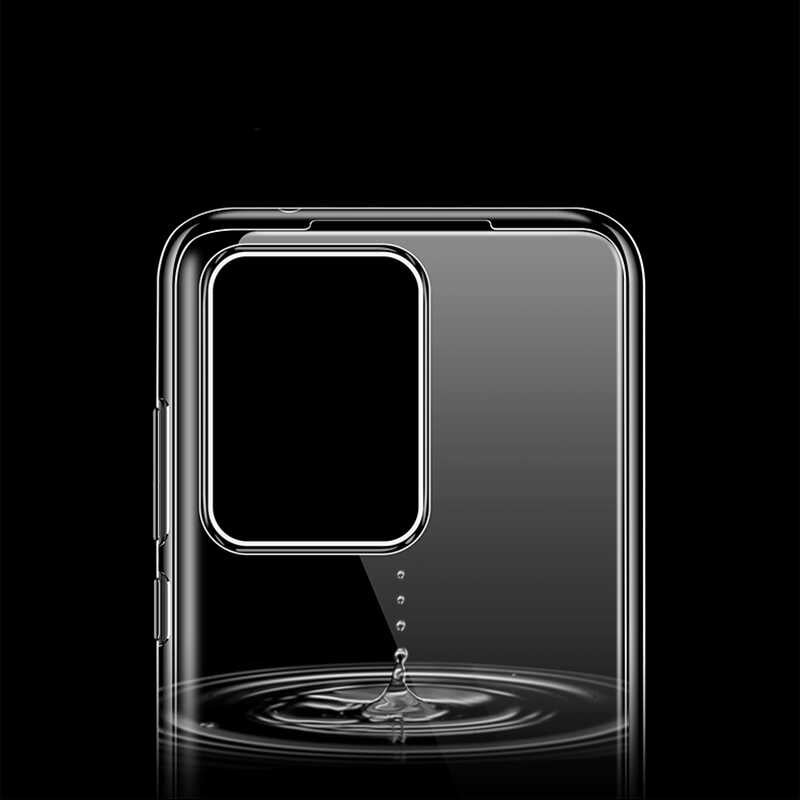 Huawei P40 Kılıf Zore Süper Silikon Kapak Renksiz