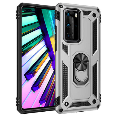 Huawei P40 Pro Kılıf Zore Vega Kapak Gri