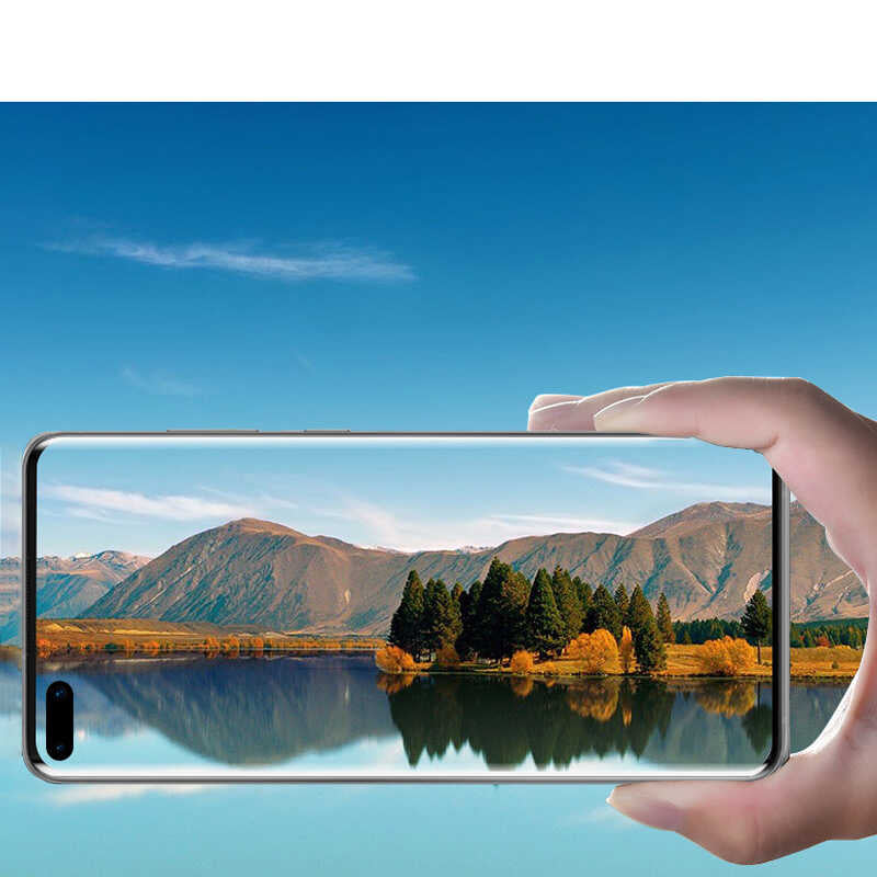 Huawei P40 Pro Zore Kamera Lens Koruyucu Cam Filmi Renksiz