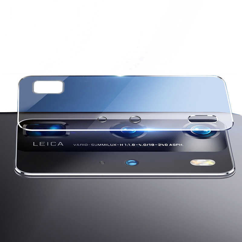 Huawei P40 Pro Zore Kamera Lens Koruyucu Cam Filmi Renksiz