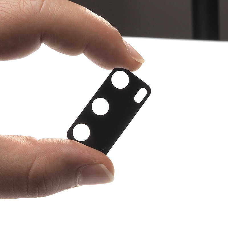 Huawei P40 Zore Kamera Lens Koruyucu Cam Filmi Siyah