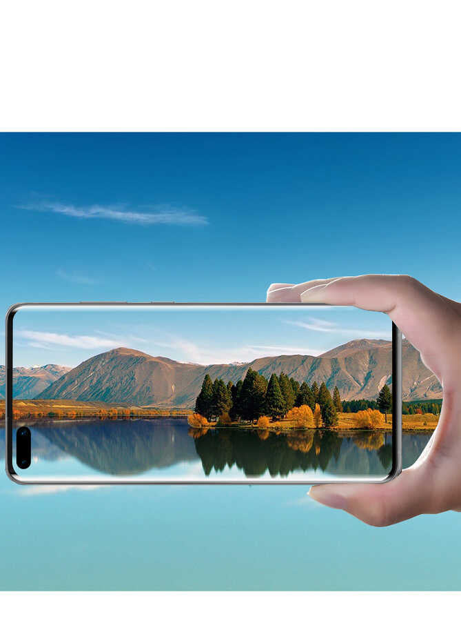 Huawei P40 Zore Kamera Lens Koruyucu Cam Filmi Siyah