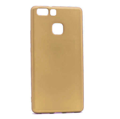 Huawei P9 Kılıf Zore Premier Silikon Kapak Gold