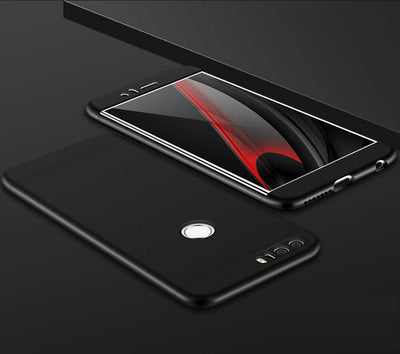 Huawei P9 Lite 2017 Kılıf Zore Ays Kapak Siyah
