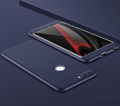 Huawei P9 Lite 2017 Kılıf Zore Ays Kapak Mavi