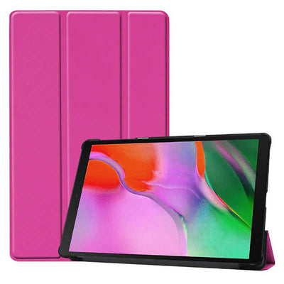Huawei T3 10 inc Zore Smart Cover Standlı 1-1 Kılıf Pembe