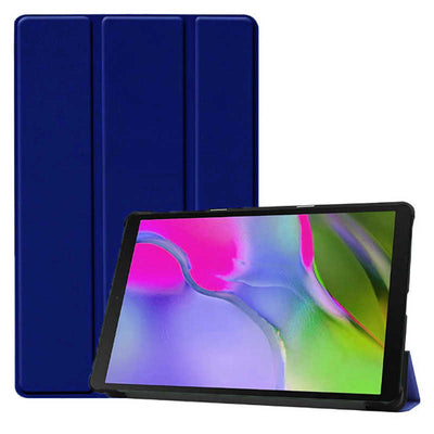 Huawei T3 10 inc Zore Smart Cover Standlı 1-1 Kılıf Lacivert