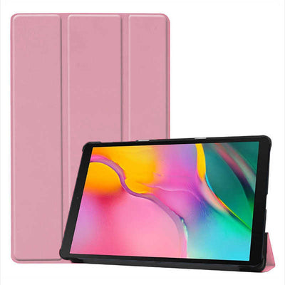 Huawei T3 10 inc Zore Smart Cover Standlı 1-1 Kılıf Mor
