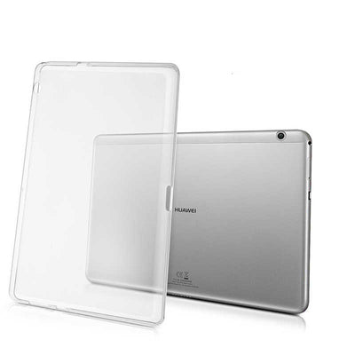 Huawei T5 10 inç Kılıf Zore Tablet Süper Silikon Kapak Renksiz