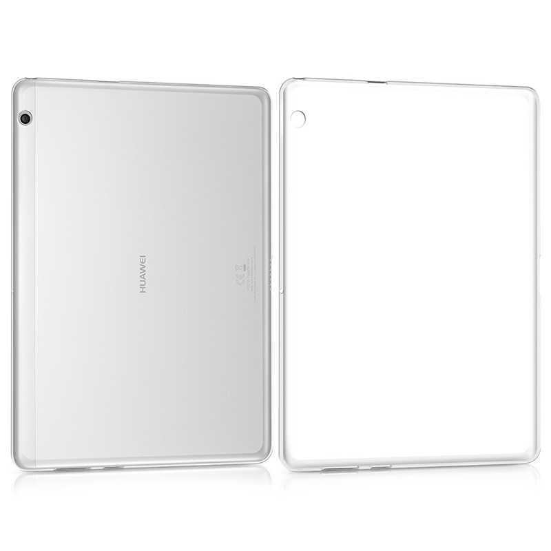 Huawei T5 10 inç Kılıf Zore Tablet Süper Silikon Kapak Renksiz
