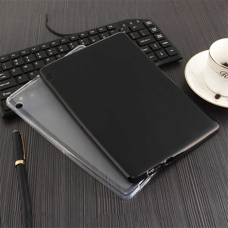 Huawei T5 10 inç Kılıf Zore Tablet Süper Silikon Kapak Renksiz