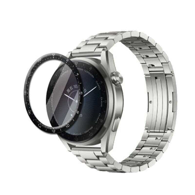 Huawei Watch 3 Pro Zore PMMA Pet Saat Ekran Koruyucu Siyah