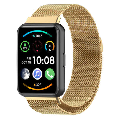 Huawei Watch Fit 2 Zore KRD-01 Metal Kordon Rose Gold