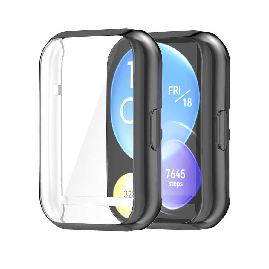 Huawei Watch Fit 2 Zore Watch Gard 02 Koruyucu Silikon Renksiz