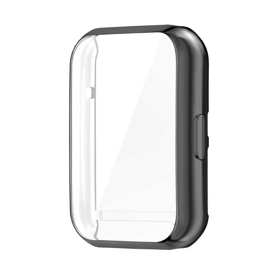 Huawei Watch Fit 2 Zore Watch Gard 02 Koruyucu Silikon Siyah