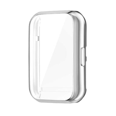 Huawei Watch Fit 2 Zore Watch Gard 02 Koruyucu Silikon Gümüş