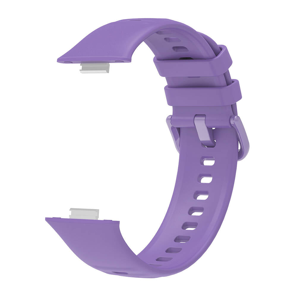 Huawei Watch Fit 3 Band Serisi Klasik Kordon Silikon Strap Kayış Starlight