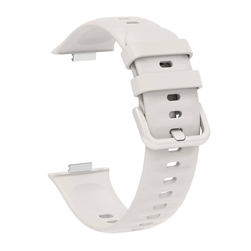 Huawei Watch Fit 3 Band Serisi Klasik Kordon Silikon Strap Kayış Koyu Kırmızı