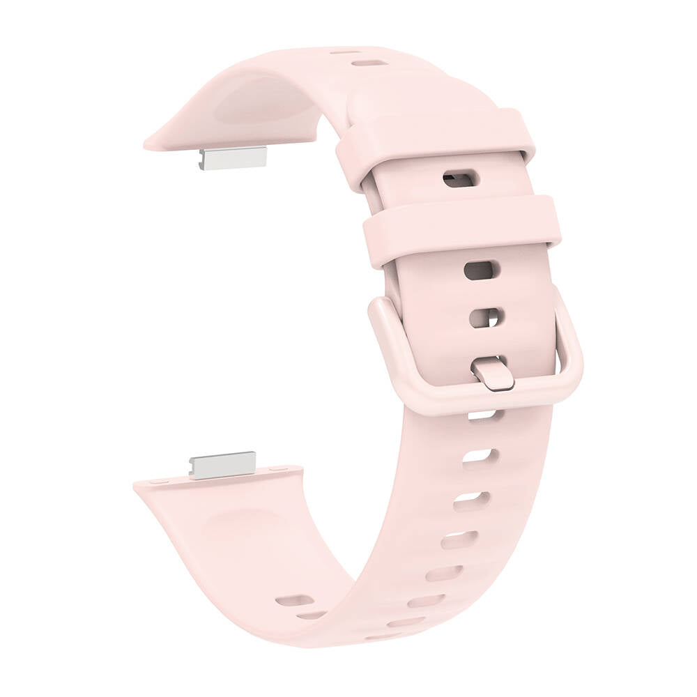 Huawei Watch Fit 3 Band Serisi Klasik Kordon Silikon Strap Kayış Siyah
