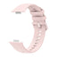 Huawei Watch Fit 3 Band Serisi Klasik Kordon Silikon Strap Kayış Pembe
