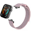 Huawei Watch Fit 3 Zore KRD-03 Hasır Kordon Siyah