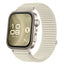Huawei Watch Fit 4 Pro Zore KRD-144 Hasır Kordon Starlight