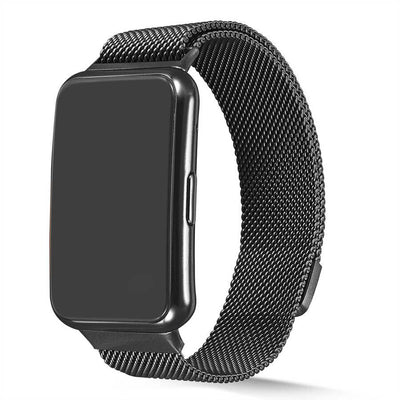 Huawei Watch Fit Zore KRD-01 Metal Kordon Gri