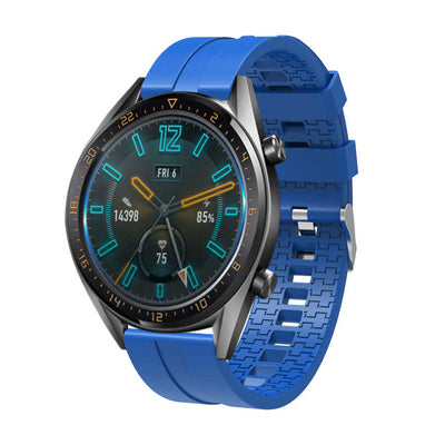 Huawei Watch GT 3 46mm KRD-23 Silikon Kordon Saks Mavi