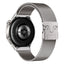Huawei Watch GT2 46mm Zore KRD-25 Metal Hasır Kordon Siyah
