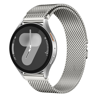 Huawei Watch GT2 46mm Zore KRD-25 Metal Hasır Kordon Gri
