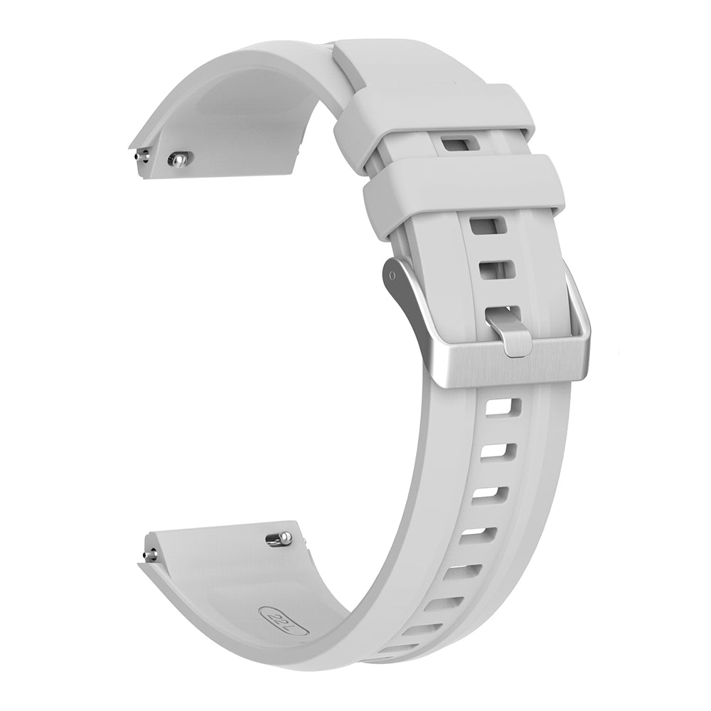 Huawei Watch GT5 Pro 46mm Zore KRD-130 Silikon Kordon Strap Kayış Gri