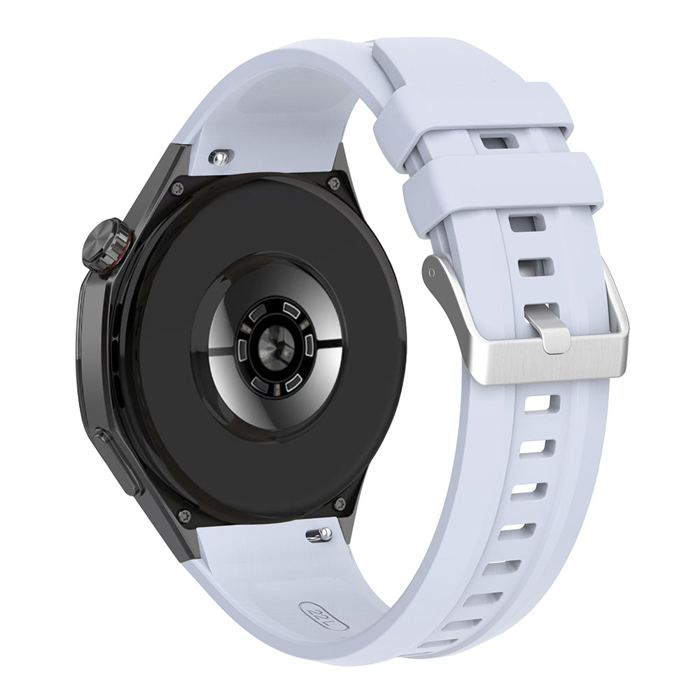 Huawei Watch GT5 Pro 46mm Zore KRD-130 Silikon Kordon Strap Kayış Gri