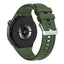 Huawei Watch GT5 Pro 46mm Zore KRD-130 Silikon Kordon Strap Kayış Yeşil