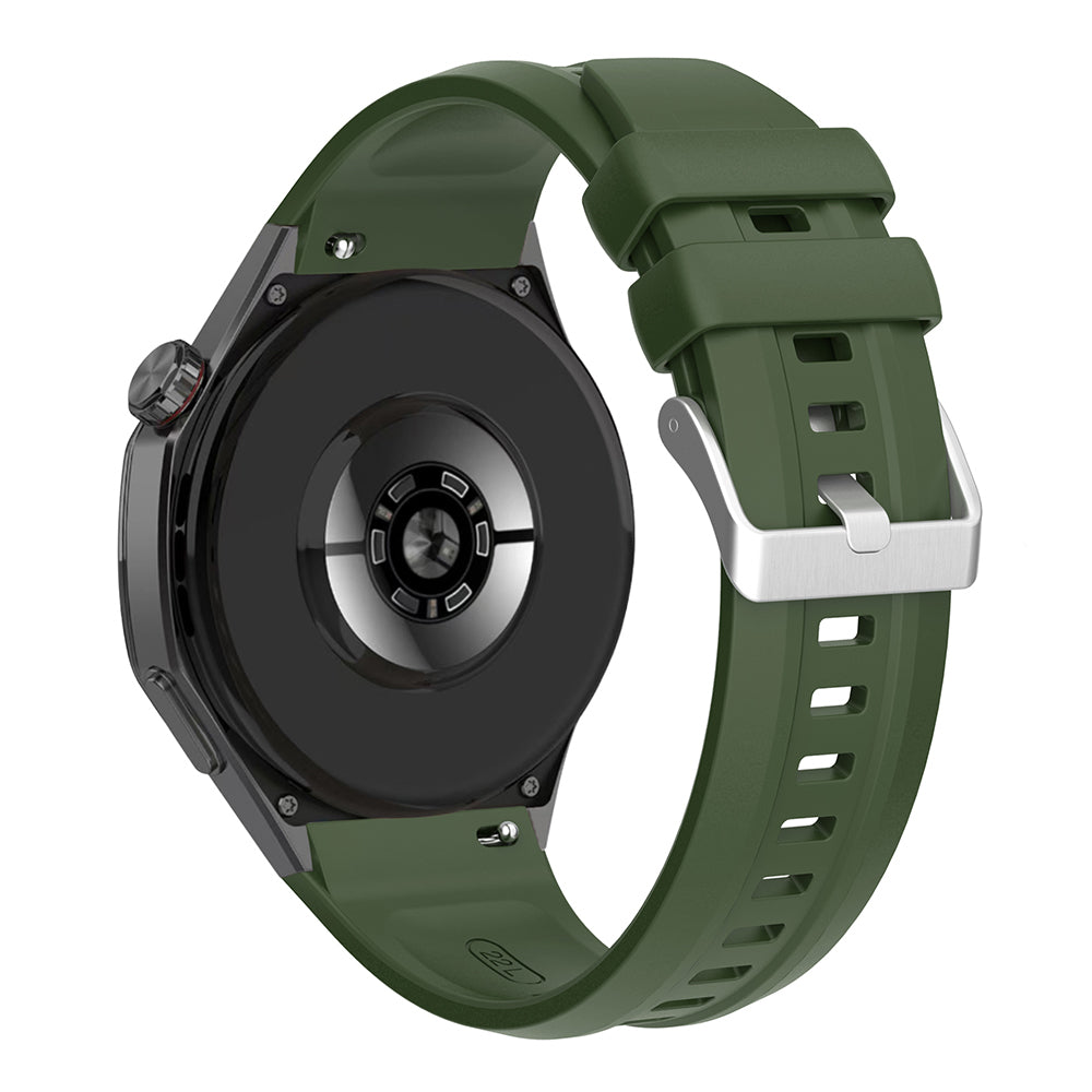 Huawei Watch GT5 Pro 46mm Zore KRD-130 Silikon Kordon Strap Kayış Yeşil