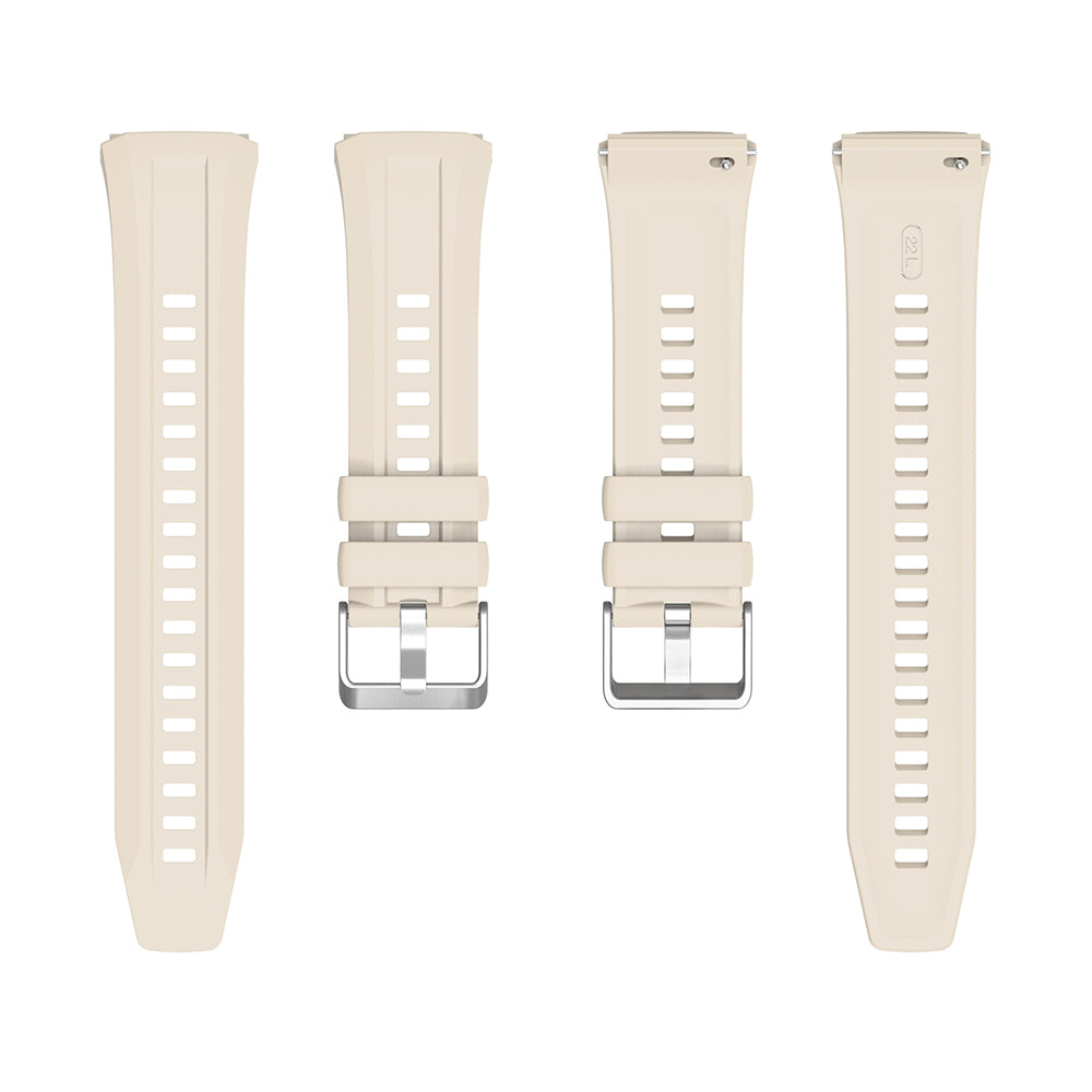 Huawei Watch GT5 Pro 46mm Zore KRD-130 Silikon Kordon Strap Kayış Starlight