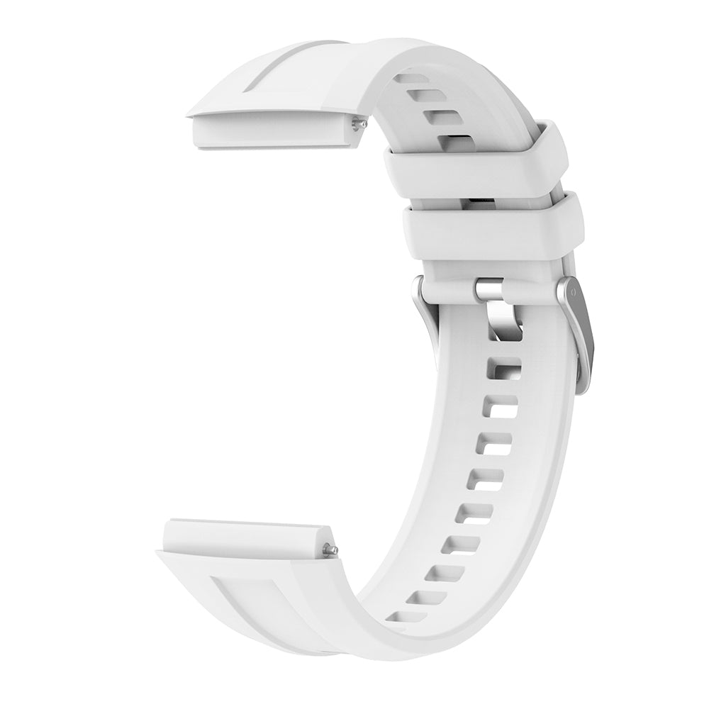 Huawei Watch GT5 Pro 46mm Zore KRD-130 Silikon Kordon Strap Kayış Gri