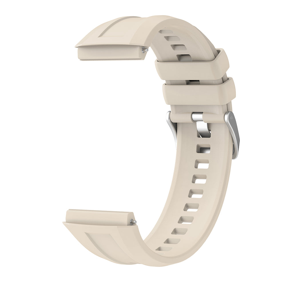 Huawei Watch GT5 Pro 46mm Zore KRD-130 Silikon Kordon Strap Kayış Gri