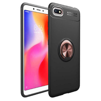 Huawei Y5 2018 Kılıf Zore Ravel Silikon Kapak Siyah-Mavi