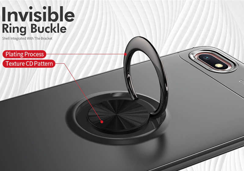 Huawei Y5 2018 Kılıf Zore Ravel Silikon Kapak Kırmızı