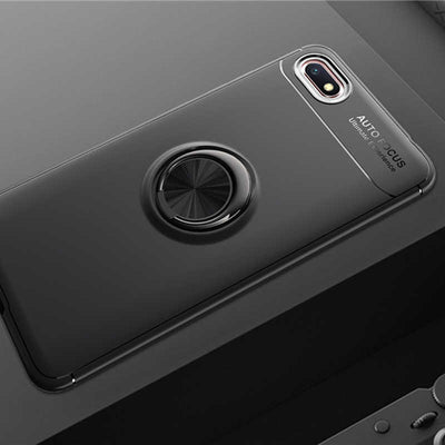 Huawei Y5 2018 Kılıf Zore Ravel Silikon Kapak Siyah