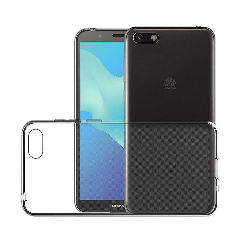 Huawei Y5 2018 Kılıf Zore Süper Silikon Kapak Renksiz