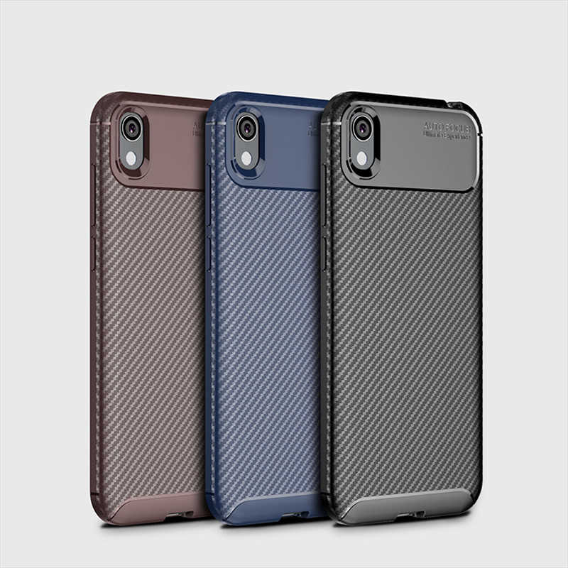 Huawei Y5 2019 Kılıf Zore Negro Silikon Kapak Kahverengi