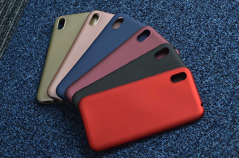 Huawei Y5 2019 Kılıf Zore Premier Silikon Kapak Rose Gold