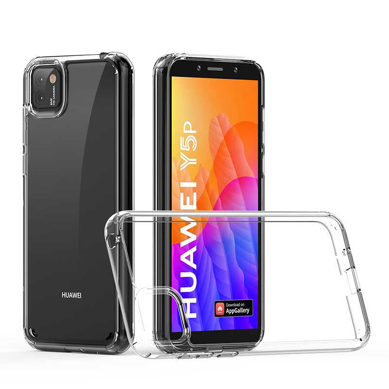 Huawei Y5P Kılıf Zore Coss Kapak Renksiz