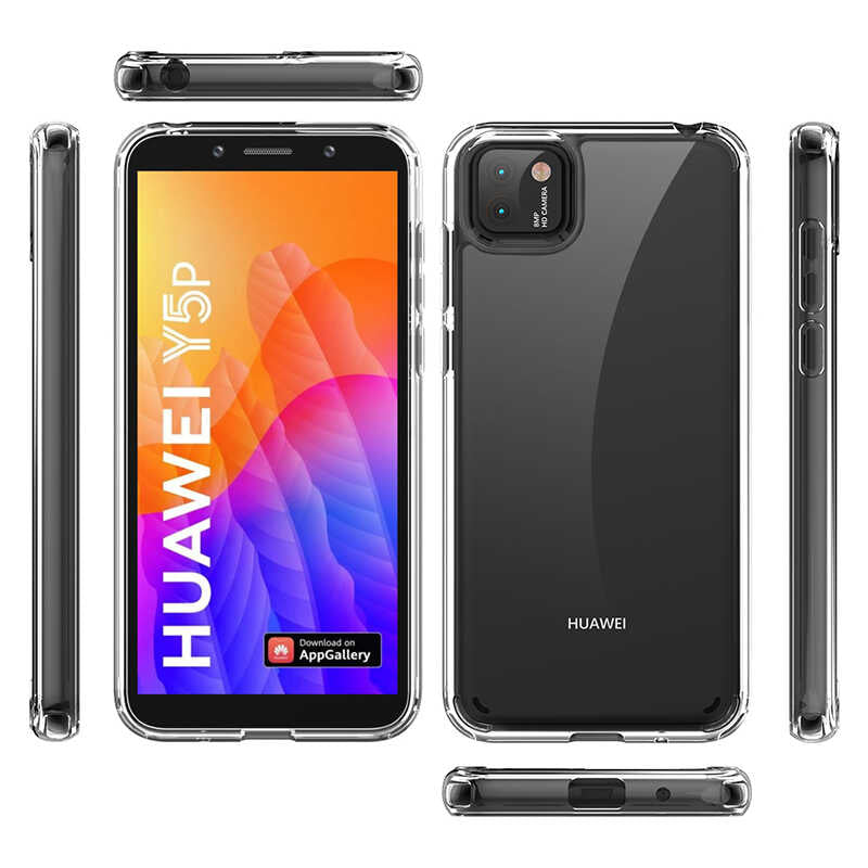 Huawei Y5P Kılıf Zore Coss Kapak Renksiz