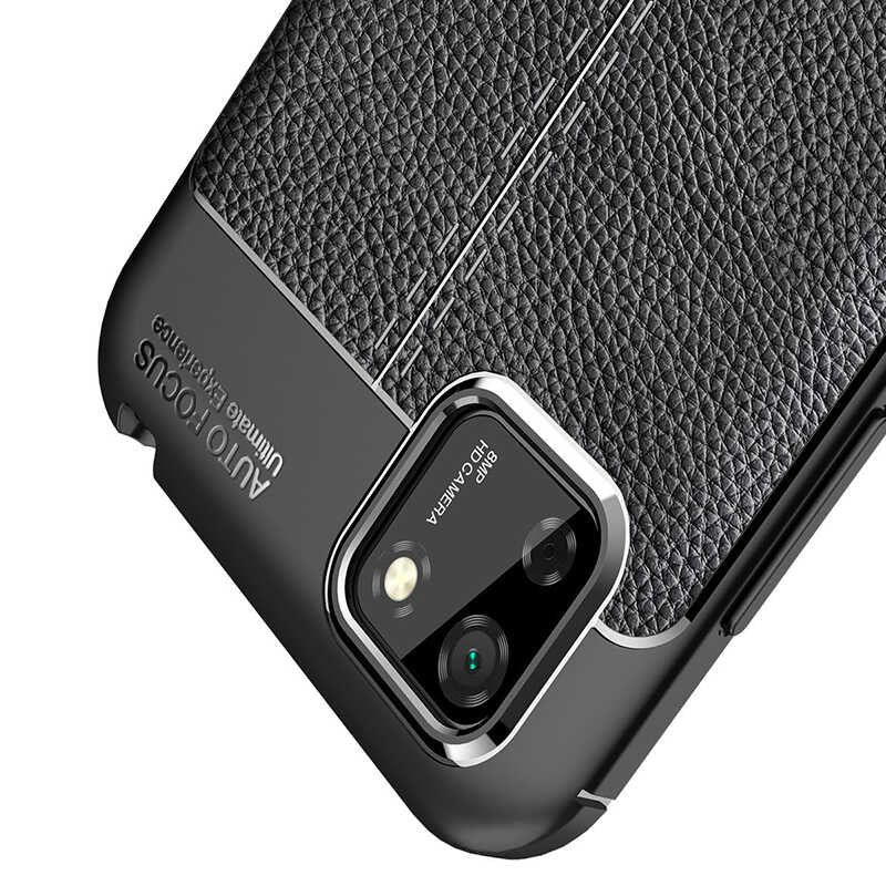 Huawei Y5P Kılıf Zore Niss Silikon Kapak Lacivert