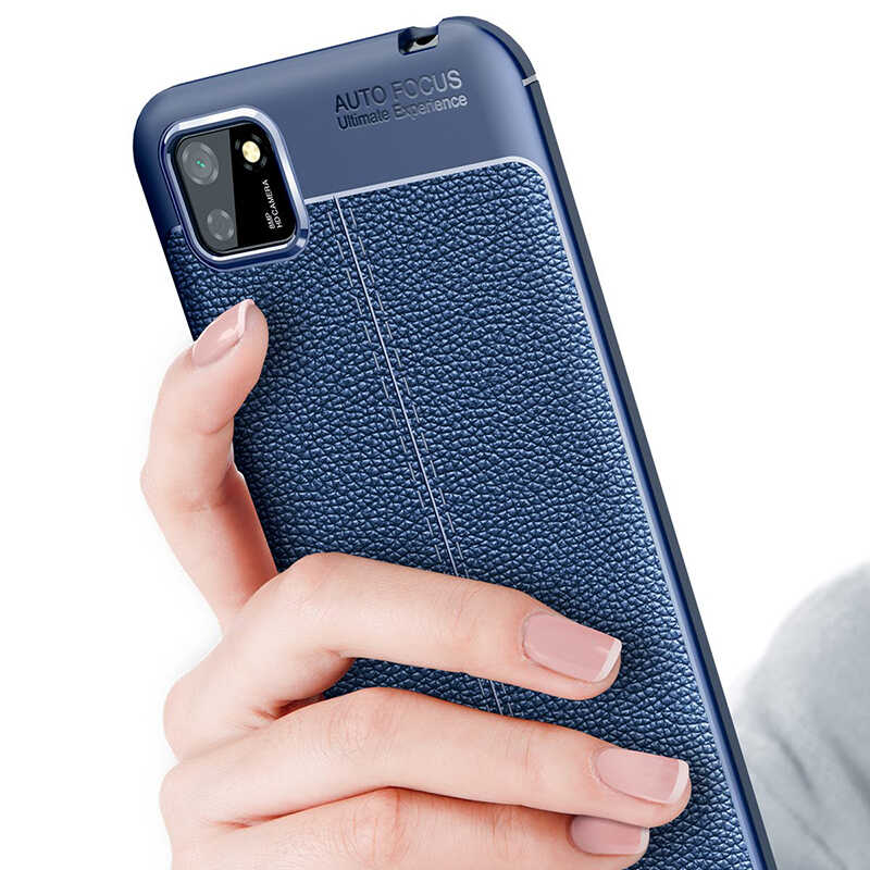 Huawei Y5P Kılıf Zore Niss Silikon Kapak Kırmızı