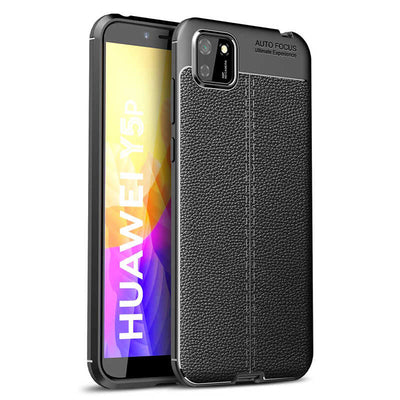 Huawei Y5P Kılıf Zore Niss Silikon Kapak Siyah