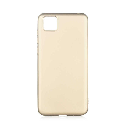 Huawei Y5P Kılıf Zore Premier Silikon Kapak Gold