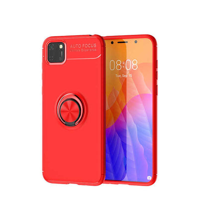 Huawei Y5P Kılıf Zore Ravel Silikon Kapak Kırmızı